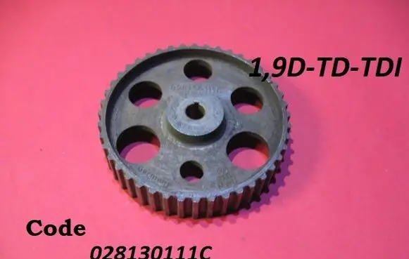 Volkswagen Caddy Fuel pump gear (pulley) 028130111C