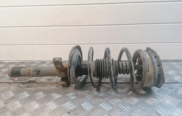 Front shock absorber with coil spring