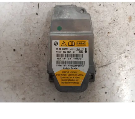BMW 5 E60 E61 Airbag control unit/module 9118931 31911893101D 220439134