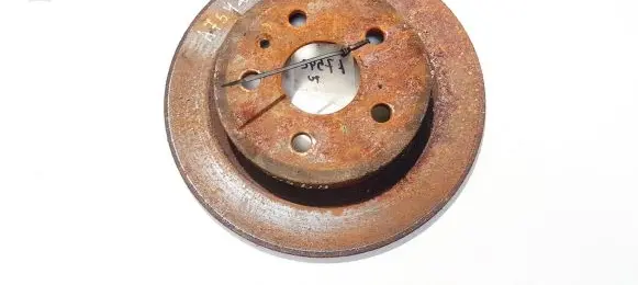 Opel Insignia A Rear brake disc neventiliuojamas