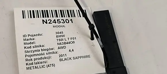 BMW 7 F01 F02 F03 F04 Central body control module 20-9220832-02