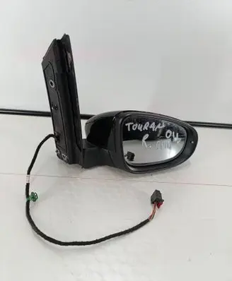 Volkswagen Touran II Front door electric wing mirror 1T0857934A