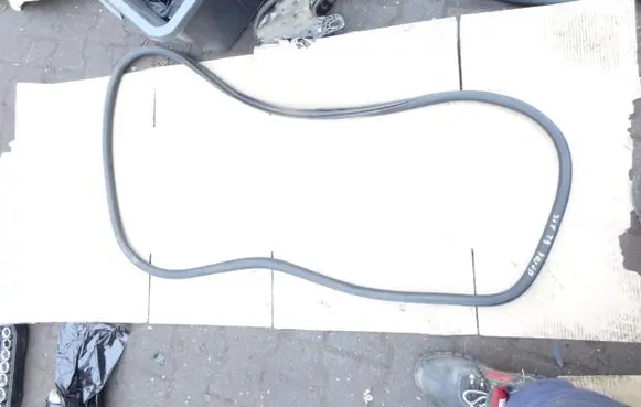 Peugeot 308 Sliding door rubber seal 