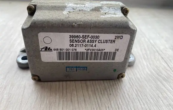 Honda Accord ESP acceleration yaw rate sensor 39960SEF0030 448801001076 06211701144