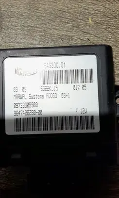 Citroen C5 Fuel injection pump control unit/module 09733309900