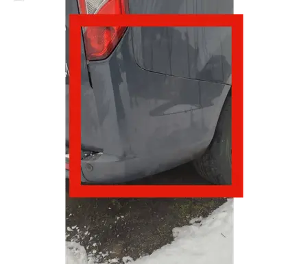 Ford Tourneo Custom Rear bumper corner part panel trim 300L