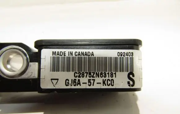 Mazda 6 Airbag deployment crash/impact sensor gj6a57kc0
