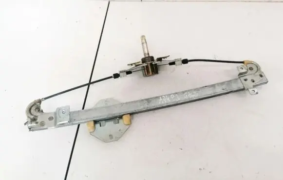 Sliding door window regulator with motor