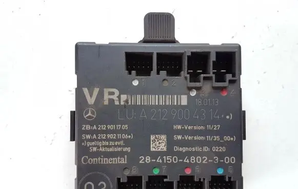 Mercedes-Benz C W204 Door control unit/module A2129004314