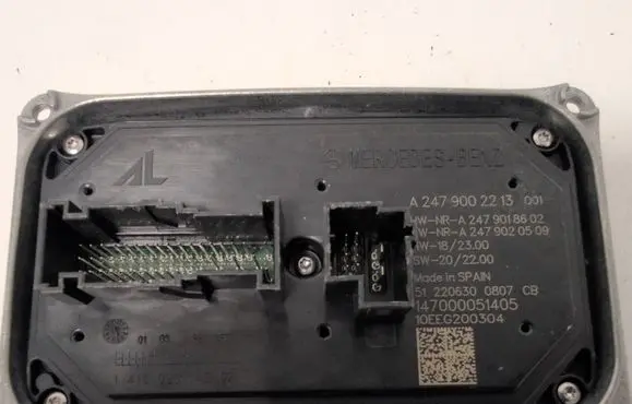 Mercedes-Benz B W247 LED ballast control module A2479002213 A2479020509 A2479018602