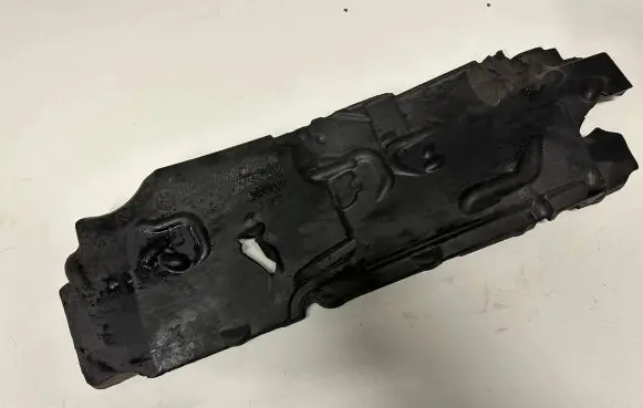 Heat shield in engine bay