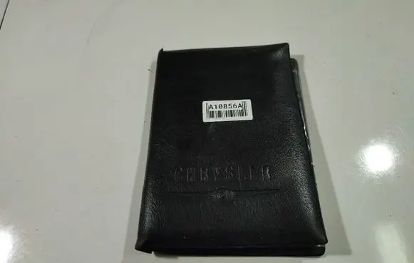 Chrysler PT Cruiser Owners service history hand book 