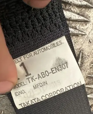 Mitsubishi Outlander Rear seatbelt TKAB0EN307