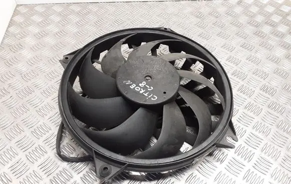 Citroen C8 Radiator cooling fan shroud 9635466180