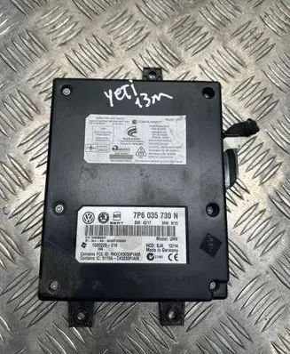 Skoda Yeti (5L) Bluetooth control unit module 7P6035730N