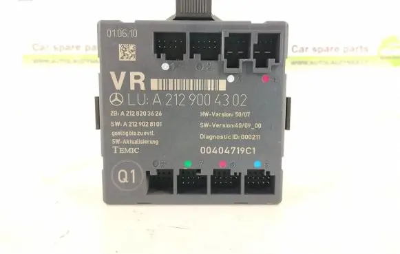 Mercedes-Benz GLK (X204) Door control unit/module A2129004302 2129004302