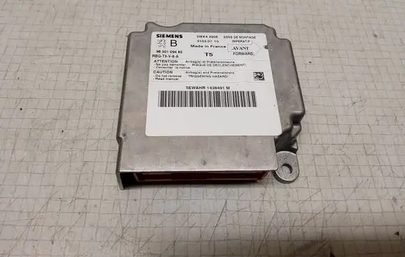 Peugeot 307 Airbag control unit/module 9650109480 5WK42908 31030710