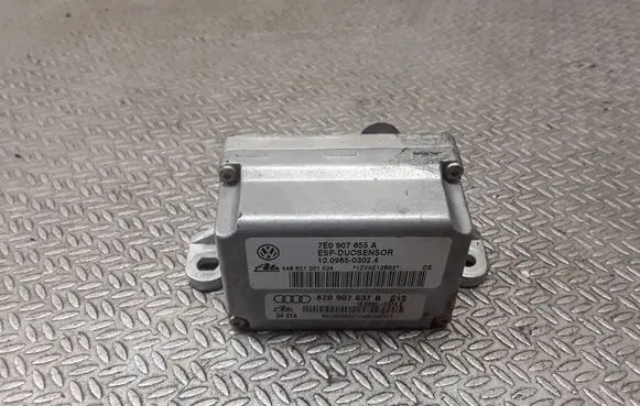 Audi A2 ESP acceleration yaw rate sensor 7E0907655A 8Z0907637B