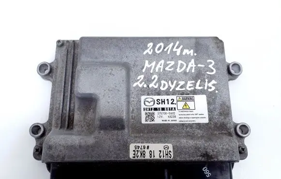 Mazda 3 II Engine control unit/module SH1218881A 2757005602