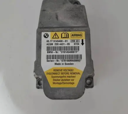 BMW 5 E60 E61 Airbag control unit/module 9145400 220443105 31914540001Y