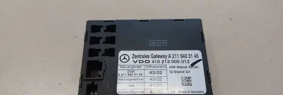 Mercedes-Benz E W211 Gateway control module A2115403145