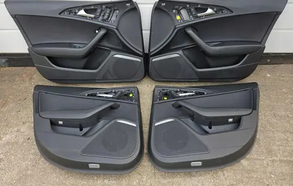 Audi A6 C7 Door card panel trim set 