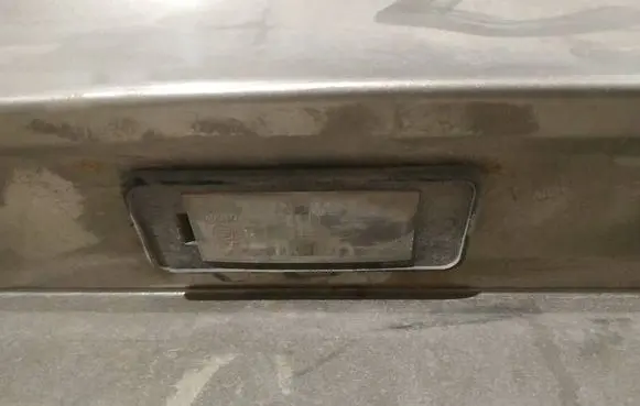 Citroen C5 Number plate light 