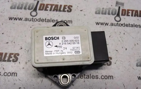 Mercedes-Benz E W211 ESP acceleration yaw rate sensor A2165420018 0265005623