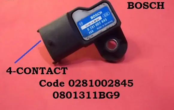 Fiat Croma Air pressure sensor 0281002845 0801311BG9