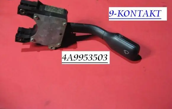 Audi A6 S6 C4 4A Wiper control stalk 4A9953503