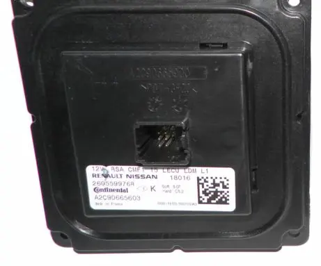 Renault Captur LED ballast control module A2C90665603 260559976R