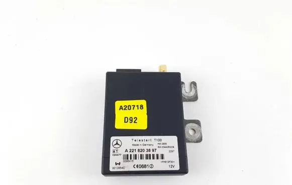 Mercedes-Benz C W204 Auxiliary heating control unit/module A2218203897 9013854C 0096415