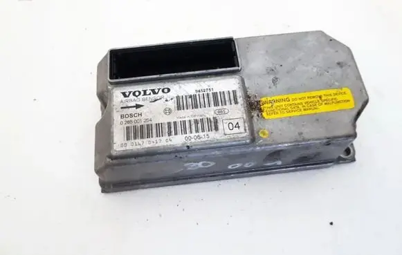 Volvo S60 Airbag control unit/module 0285001254 9452751
