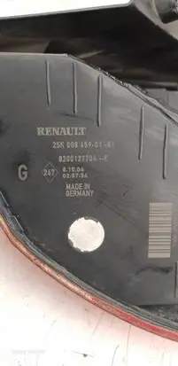 Renault Scenic II - Grand scenic II Rear/tail lights 8200127704 2SK0086590181