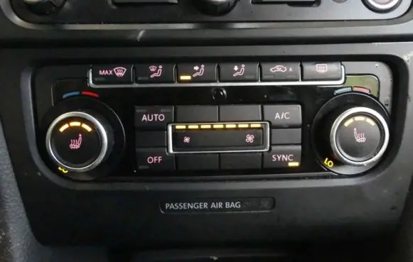Volkswagen Golf VI Climate control/heater control trim 5K0907044GK IMPRK1319802