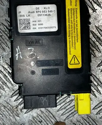 Audi A3 S3 8P Other control units/modules 8P0953549C 05113626 01017043320273