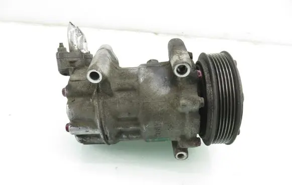 Peugeot 206 Air conditioning (A/C) compressor (pump) 9655191580
