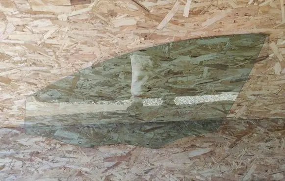 Volvo S90, V90 Front door window glass four-door 43R001106