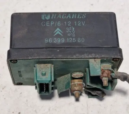 Peugeot 607 Glow plug pre-heat relay 9639912580 CEP61212V