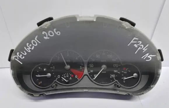 Peugeot 206 Speedometer (instrument cluster) 9645847080