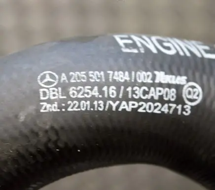 Mercedes-Benz C W205 Engine coolant pipe/hose A2055017484