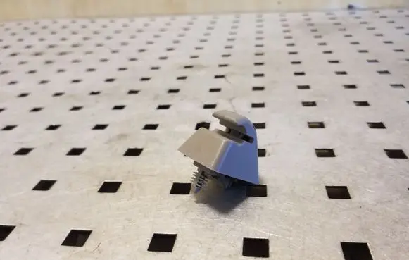Sun visor clip/hook/bracket