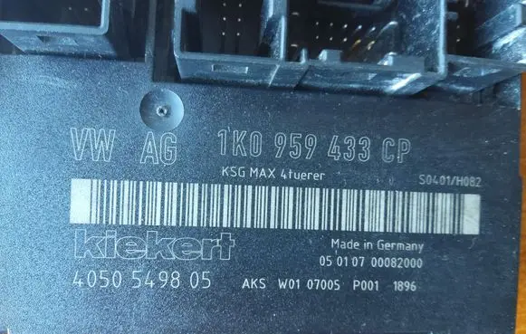 Volkswagen Touran I Comfort/convenience module 1K0959433CP 4050549805