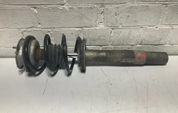 Front shock absorber with coil spring