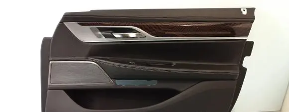 Front door card panel trim