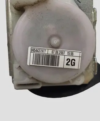 Citroen C4 Grand Picasso Rear seatbelt 9654437977 040731 62J71517