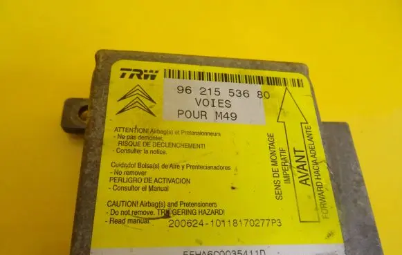 Peugeot Partner Airbag control unit/module 9621553680