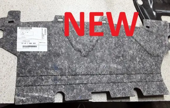 BMW 4 F32 F33 Other trunk/boot trim element 7368606 51477368606