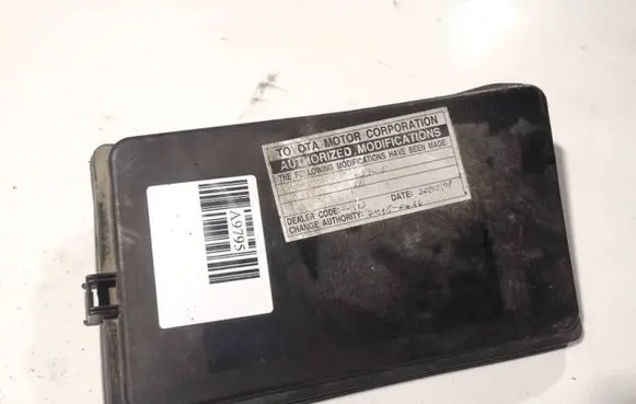 Fuse box cover