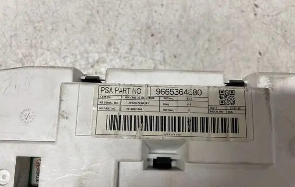 Citroen C5 Speedometer (instrument cluster) 9665364880 20420370458103
